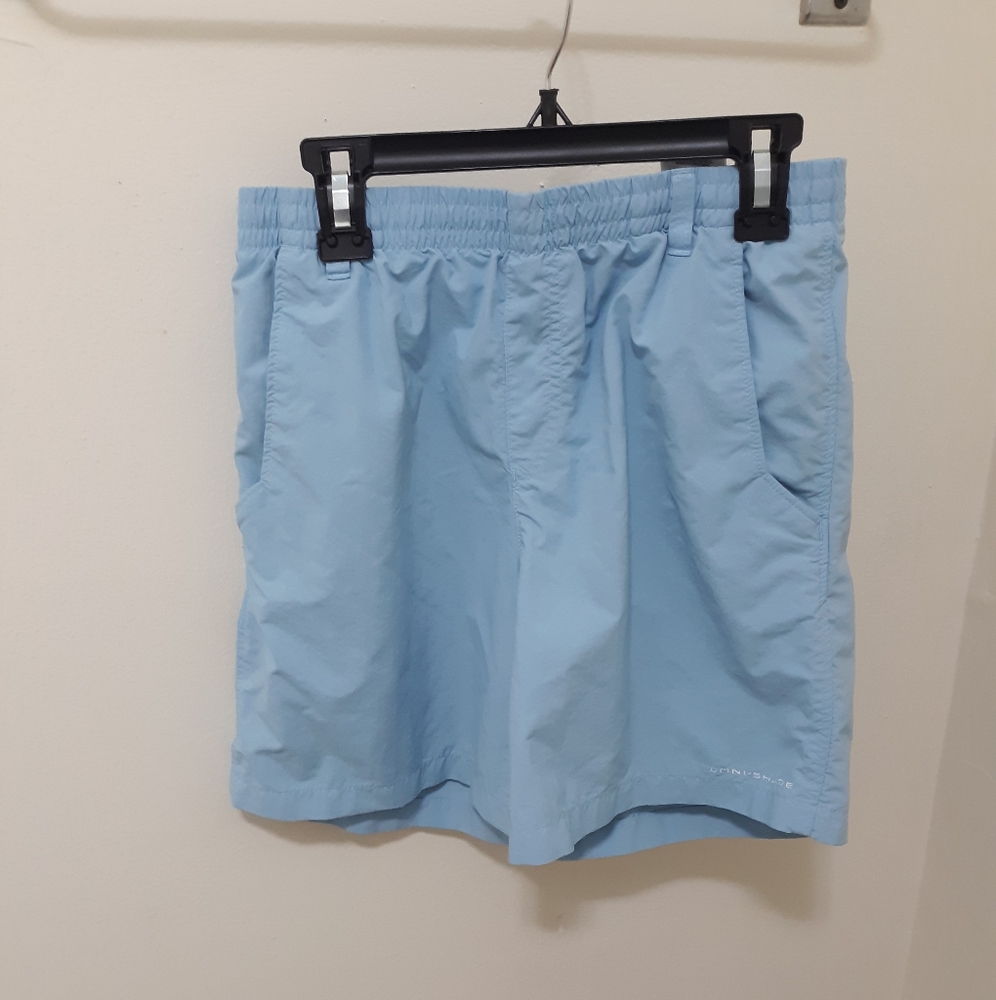 Columbia omni-shade sportswear boys PFG backast water shorts 5" Size L.